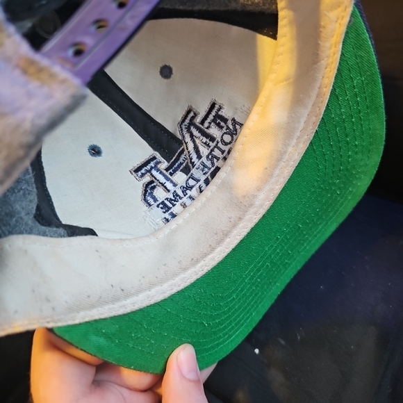VTG Notre Dame Irish INSIGNIA Snapback Hat Made In USA NCAA One Size - Picture 7 of 8